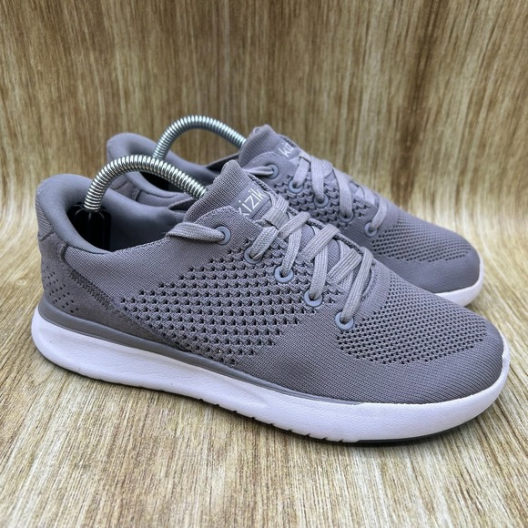 Kizik Lima Women's Size 6 Gray White Knit Sneakers Shoes Low Top HandsFree - Picture 1 of 10